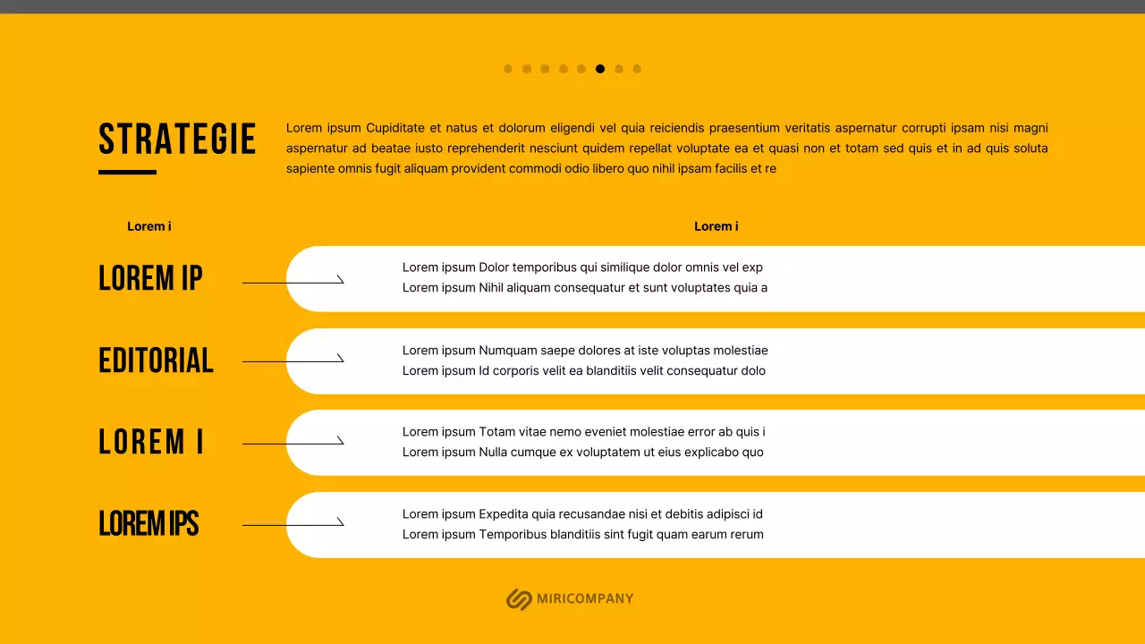Einfacher Businessplan für das neue Jahr in Weiß und Orange