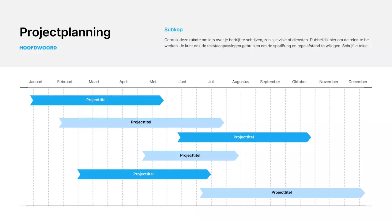 Eenvoudig bedrijf in wit en lichtblauw