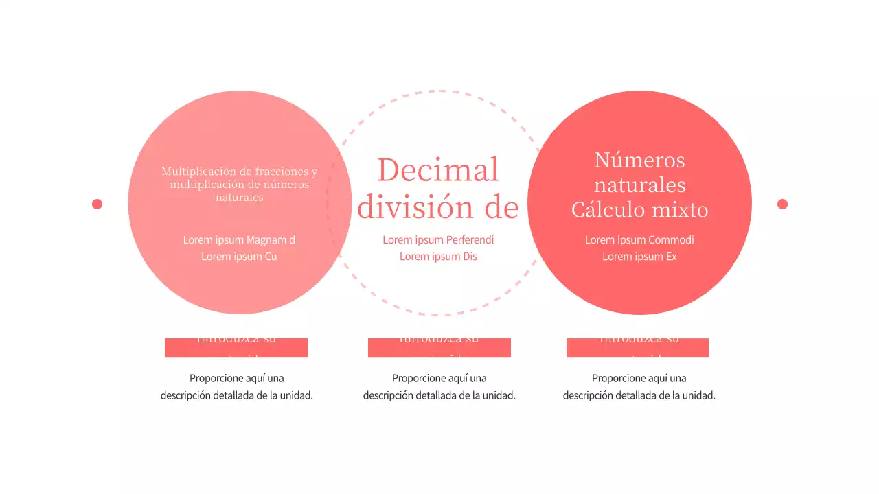 La infografía de la agenda en rojo