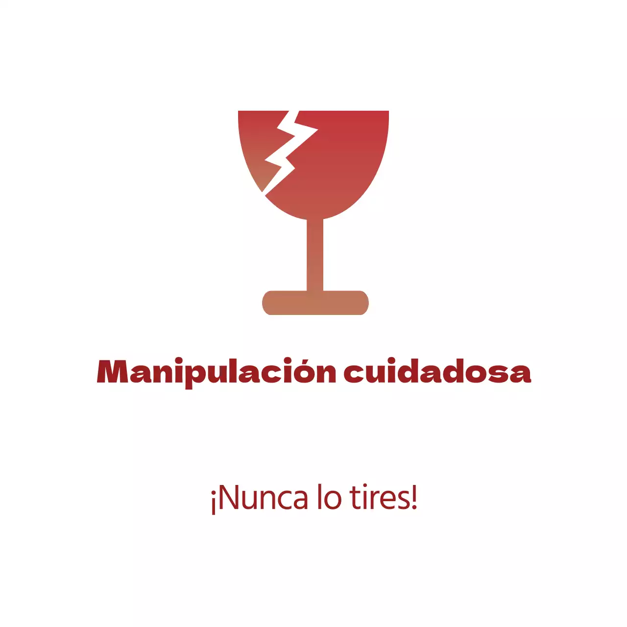 Manipulación cuidadosa