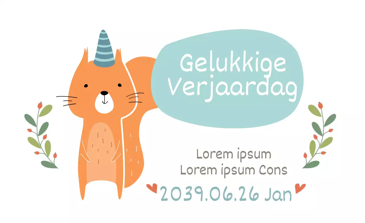 Gelukkige Verjaardag