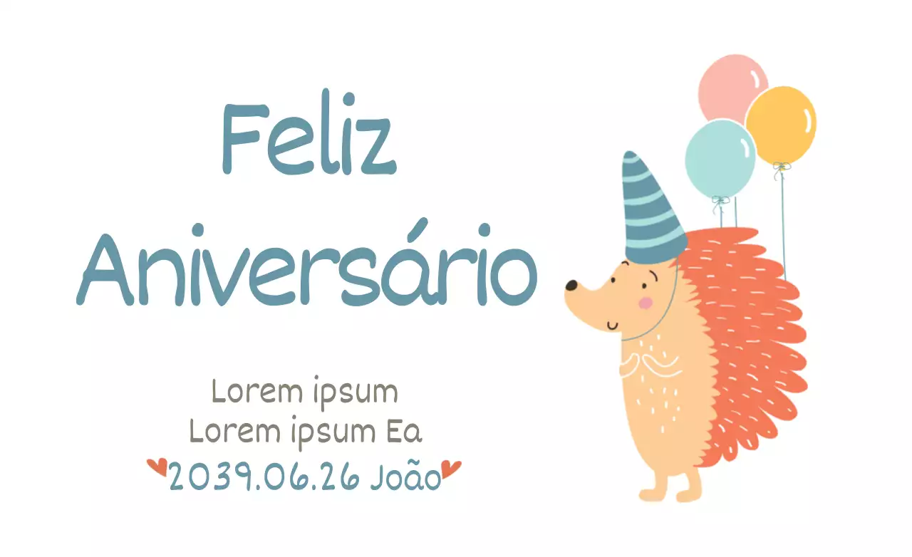 Aniversário do Ouriço