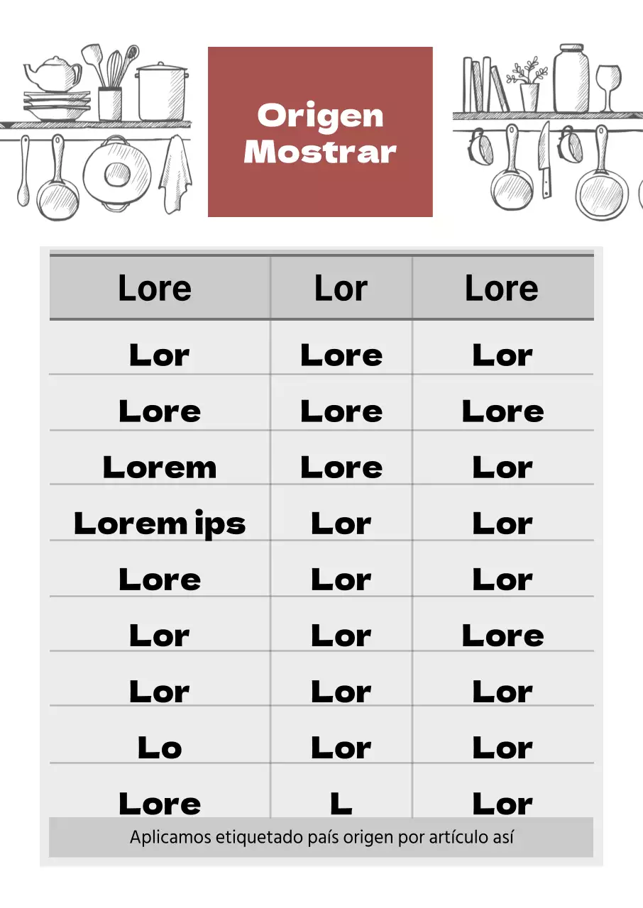 Ilustración roja restaurante limpio origen