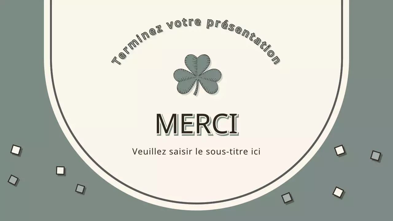 Présentation vintage en kaki et crème