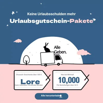 Urlaubsgutschein-Pakete