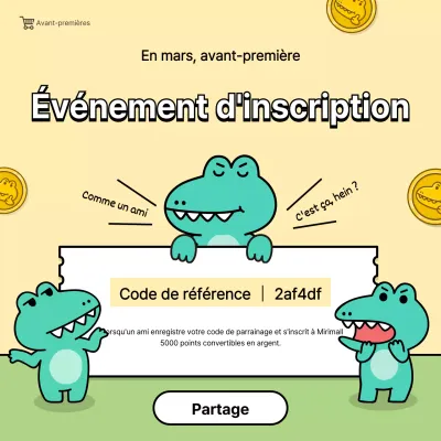 Illustration d'un personnage d'Ago pour les inscriptionsRecommended event