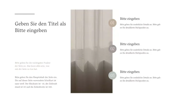 Gestaltung der Agenda mit einem einfachen emotionalen Konzept