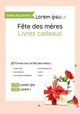 Livres-cadeaux pour la fête des mères