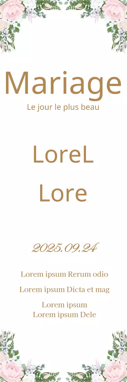 Miniature du mariage