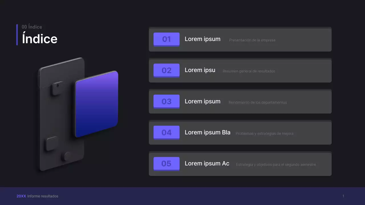 Kit de presentación empresarial tridimensional con concepto de interfaz de usuario en color púrpura