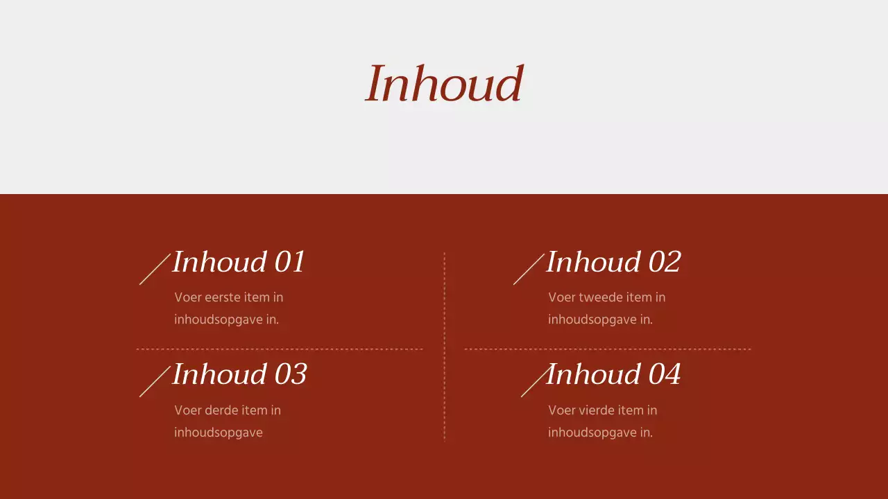 Foto-indeling in bordeauxrood