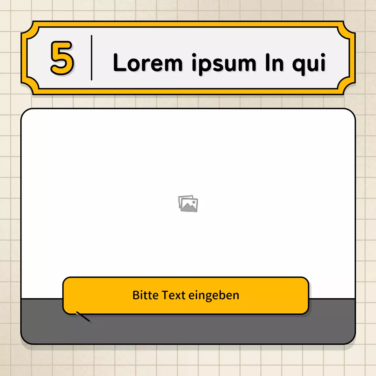 Hellblaue und gelbe Sprechblasen und niedlicher Illustrationsstil