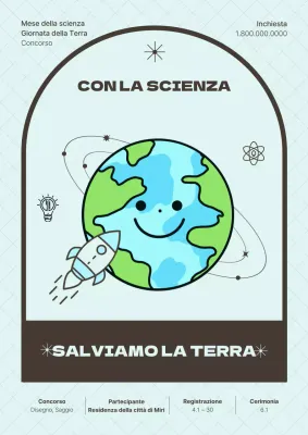 Mese della scienza blu e verde Appello all'azione per il Mese della Terra