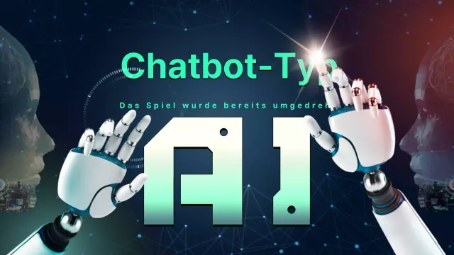 Chatbot-ähnliches KI-Vortragsthema über das Konzept der dreidimensionalen Bildsynthese von mintfarbenen dunklen Cyber-Polygonen