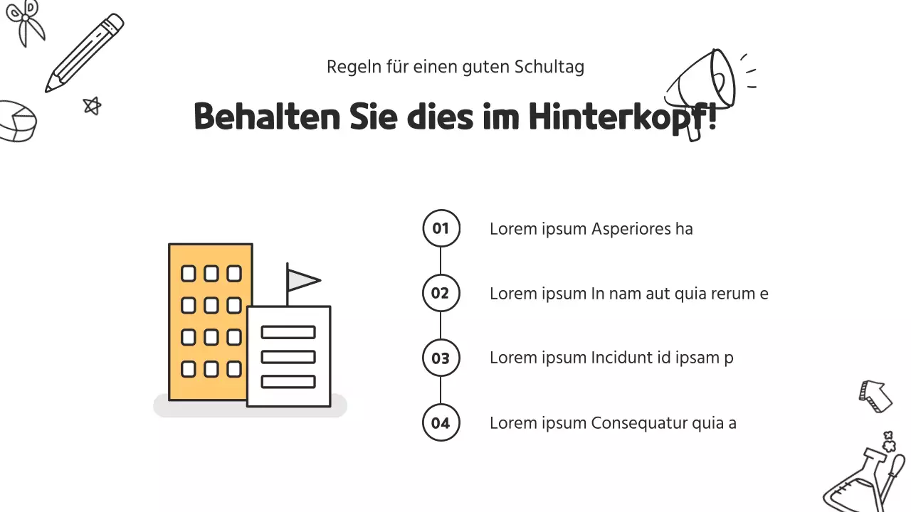 Ein niedlicher Lebenslauf für Grundschullehrer in Weiß und Gelb