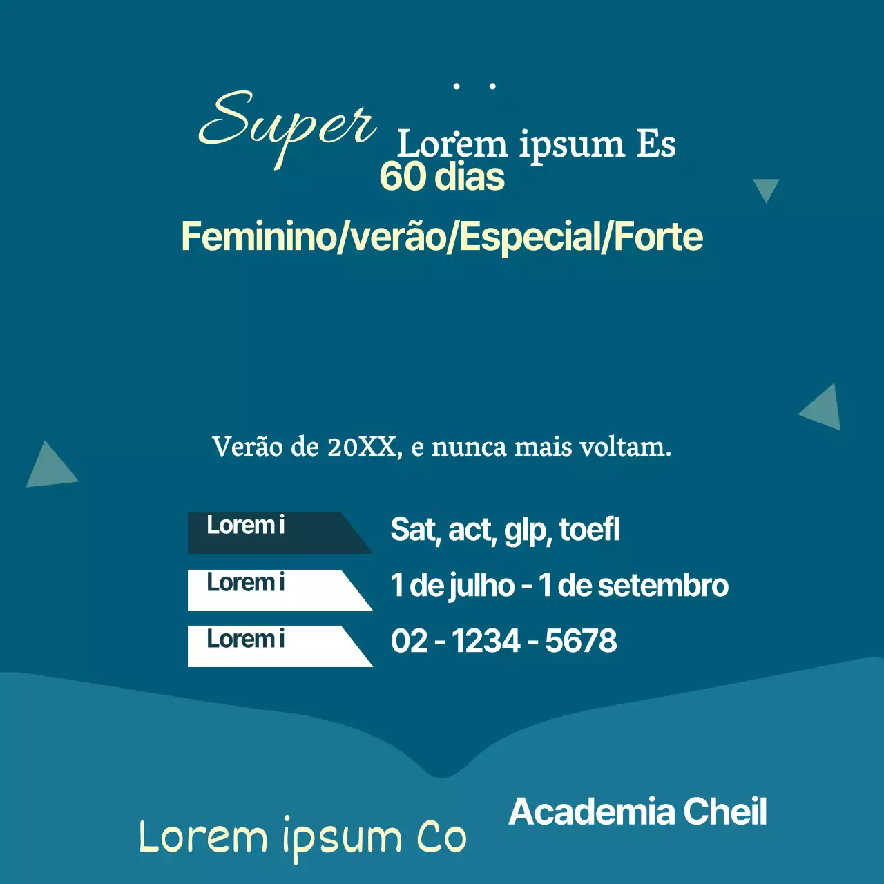 Promoções de verão