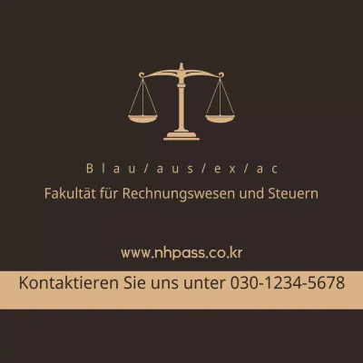 Fakultät für Rechnungswesen und Steuern