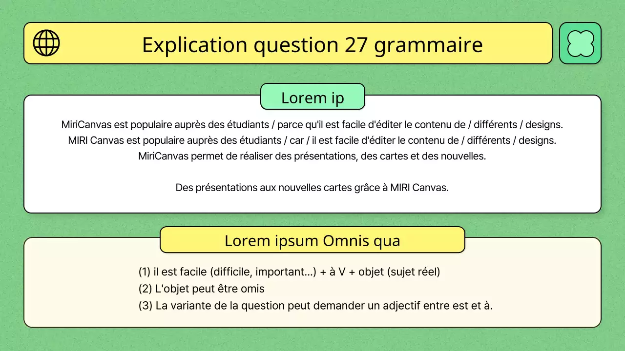 Thème de l'éducation utilisant la couleur vert clair et une illustration linéaire simple