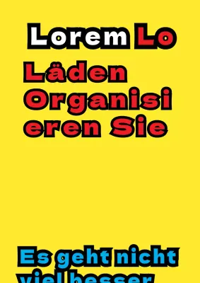 Bewerben Sie Ihren letzten Verkauf mit auffälligem Text in Gelb und Rot