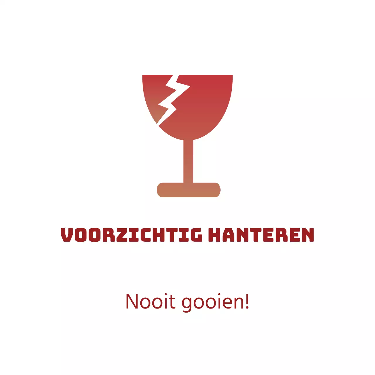 Voorzichtig hanteren