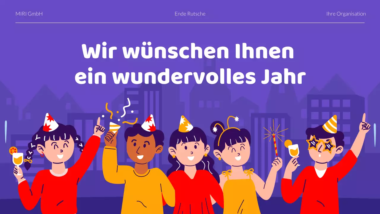 Präsentation zum Neujahrsempfang