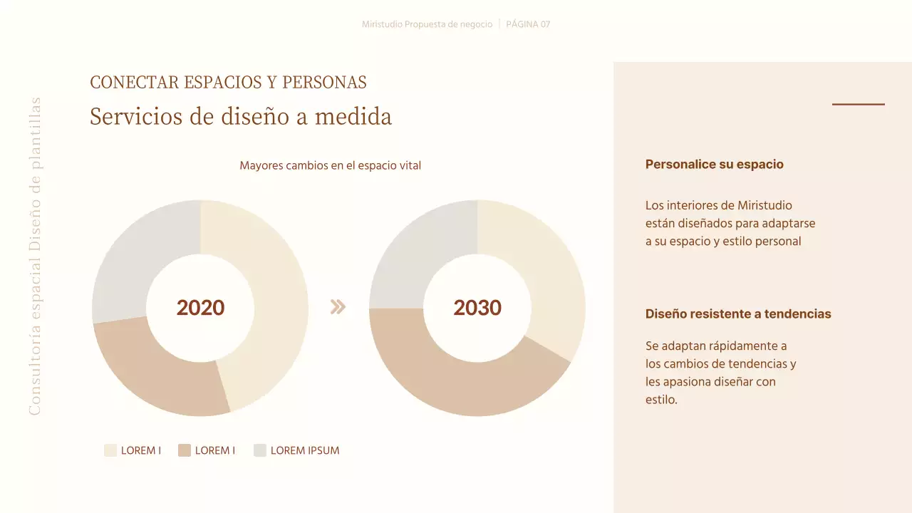 Presentación Simple Beige