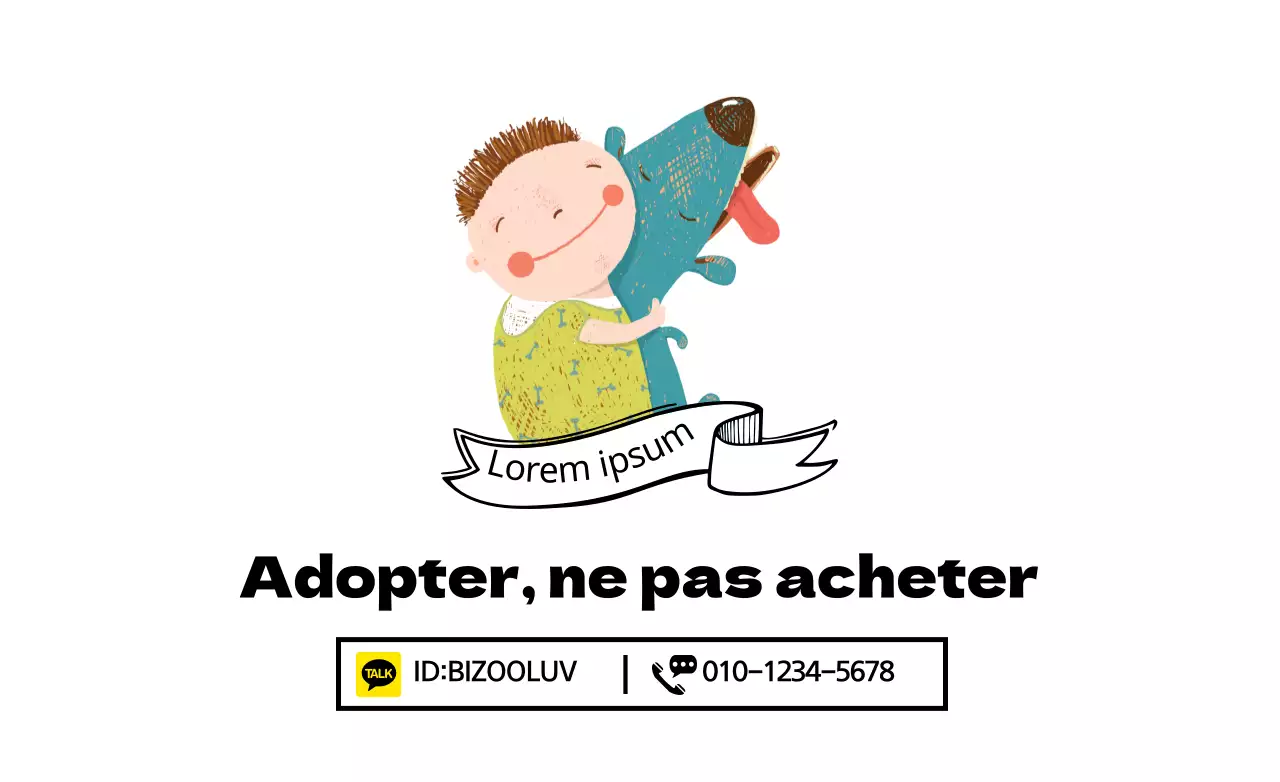 N'achetez pas, adoptez