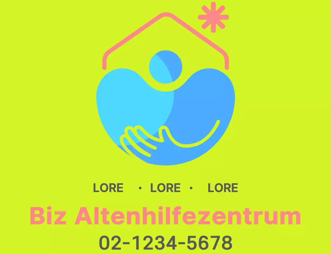 Für Mitarbeiter von Zentren mit dem blau-rosa Symbol für Wohlfühlzentren