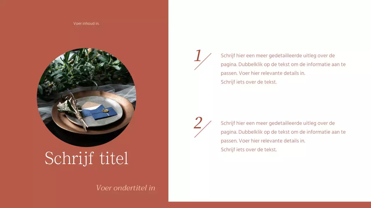 Foto-indeling in bordeauxrood