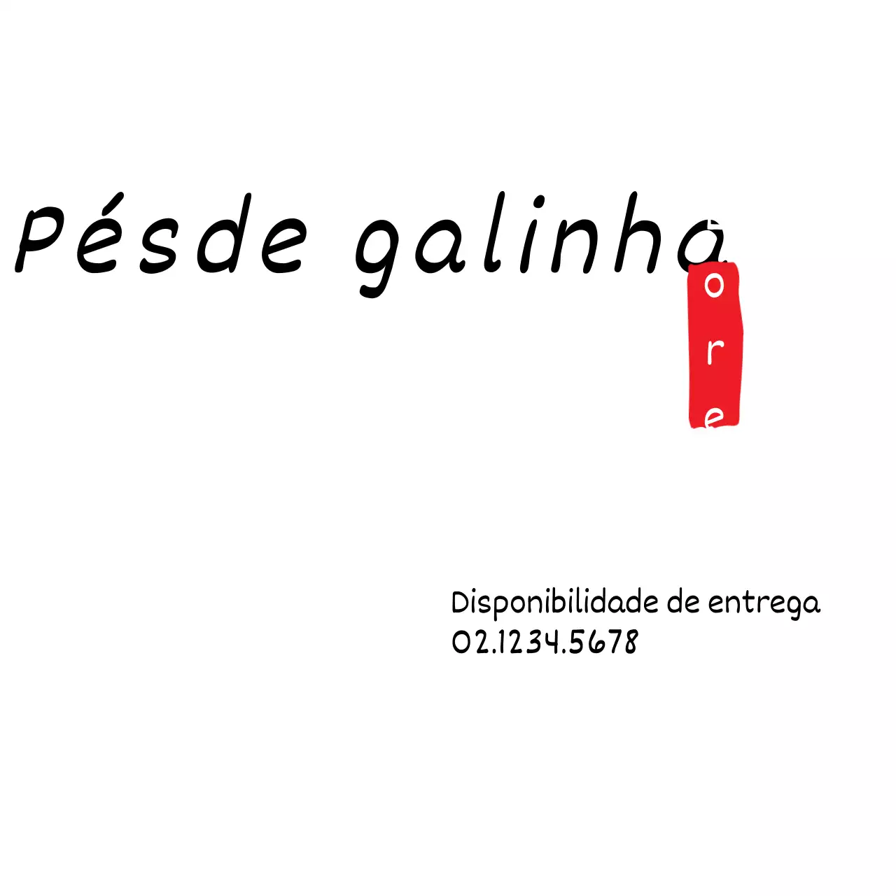 Pés de galinha