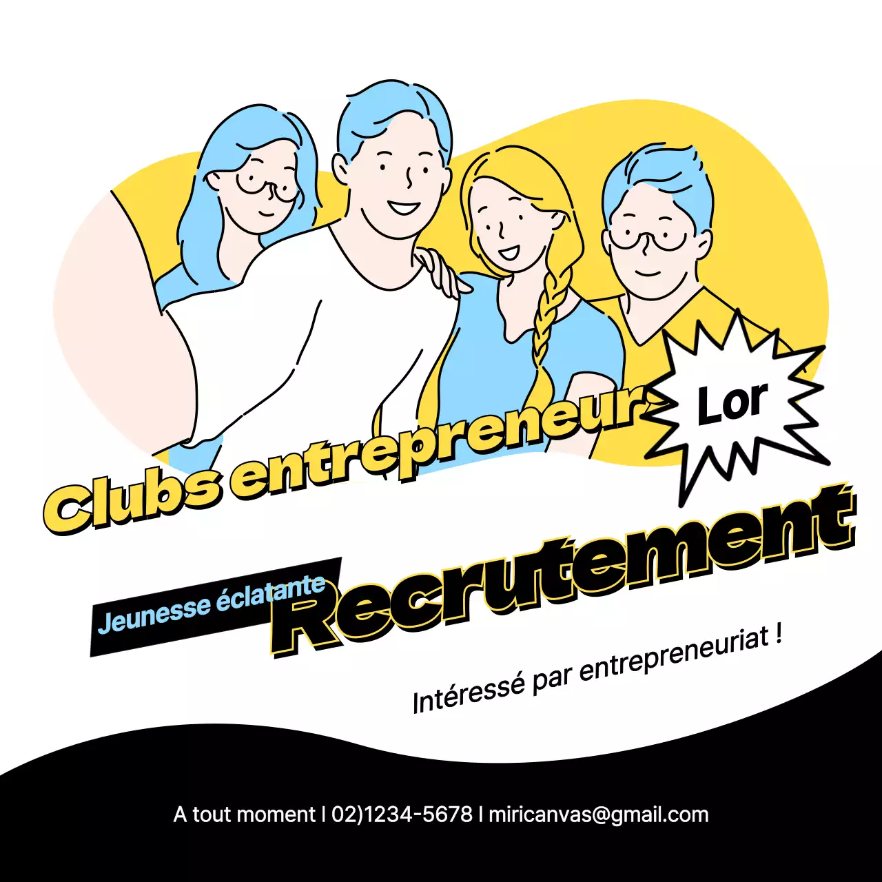 Recrutement de nouveaux clubs d'entrepreneurs