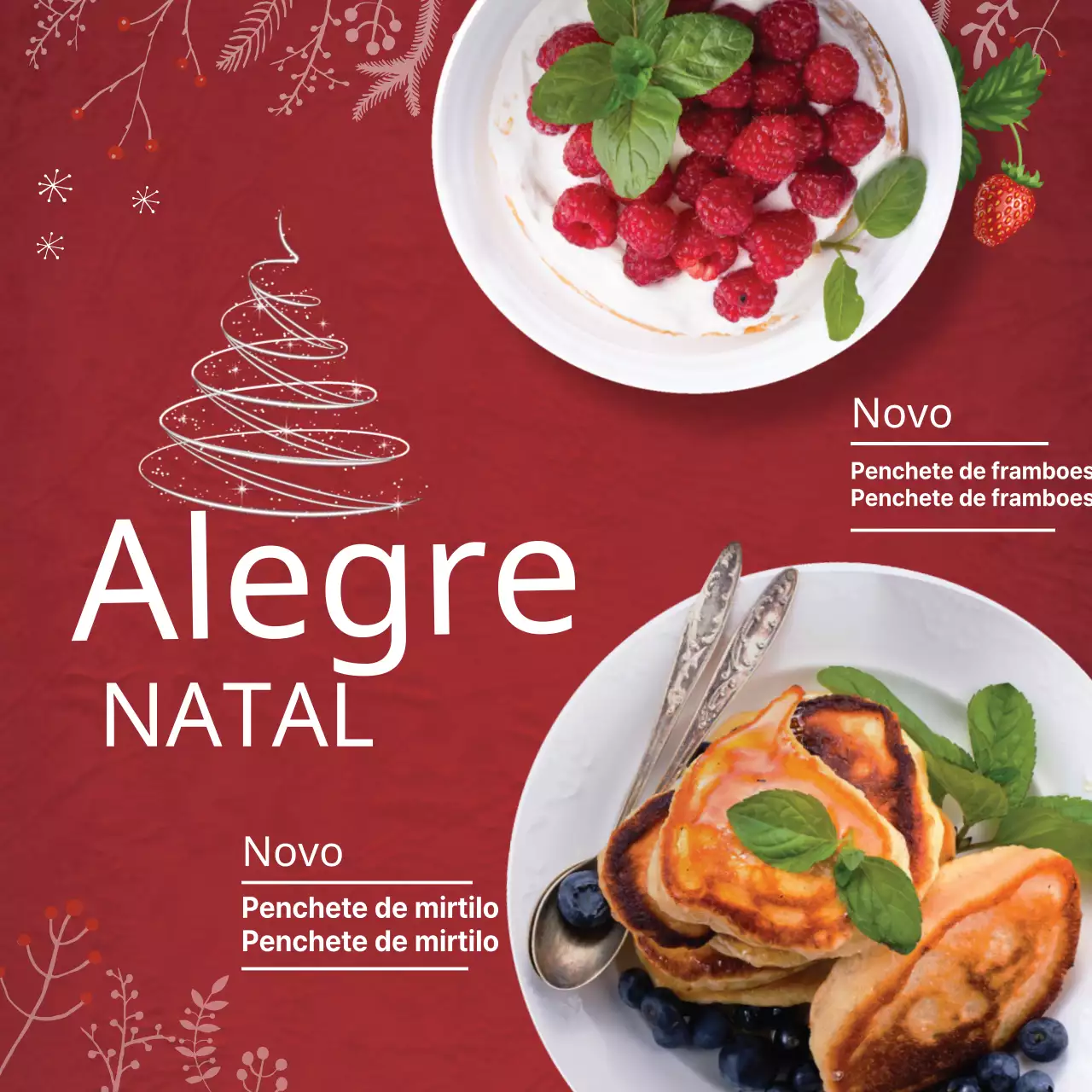 Panquecas de Natal