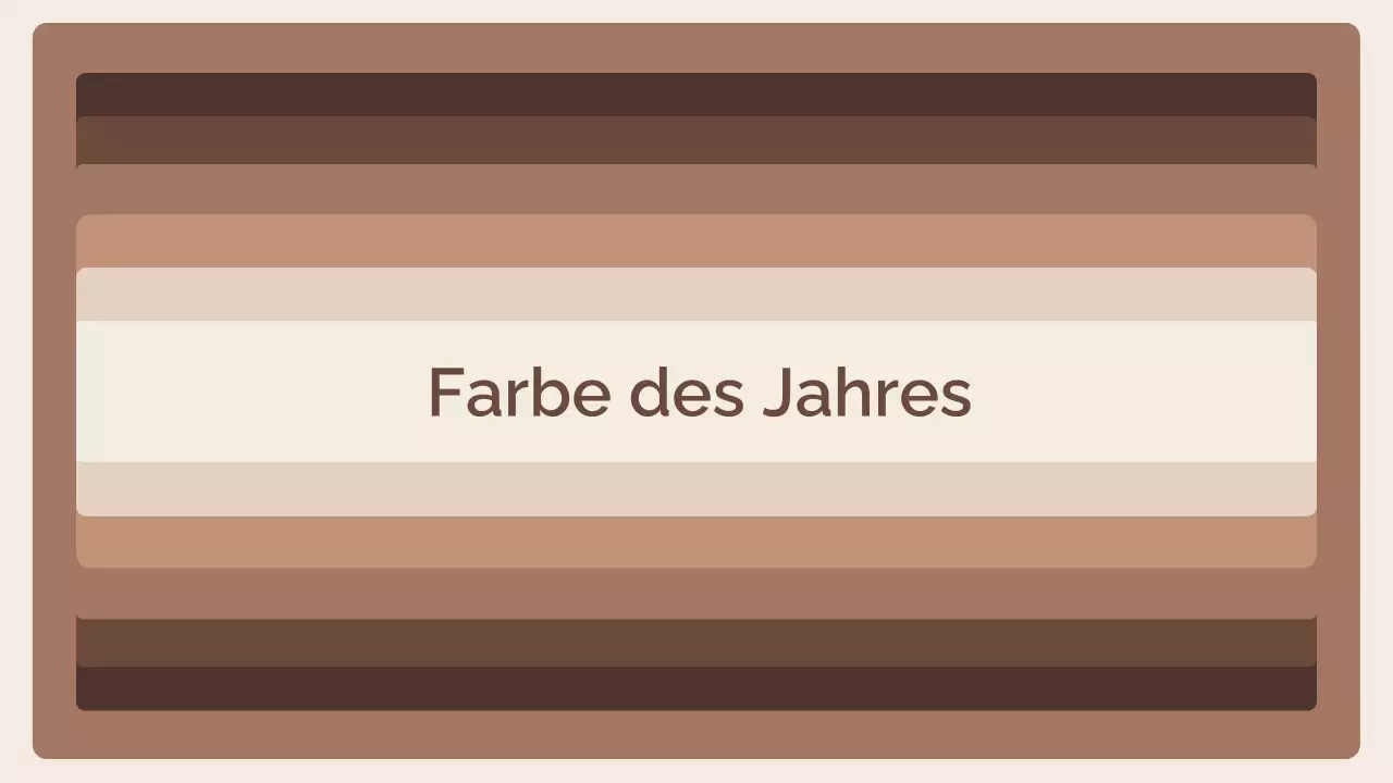 Mokka Mousse Farbe Trendbericht