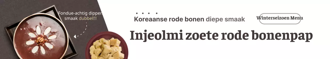 Injeolmidan Rode Bonenpap