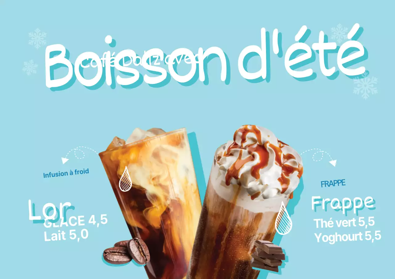 Boissons d'été