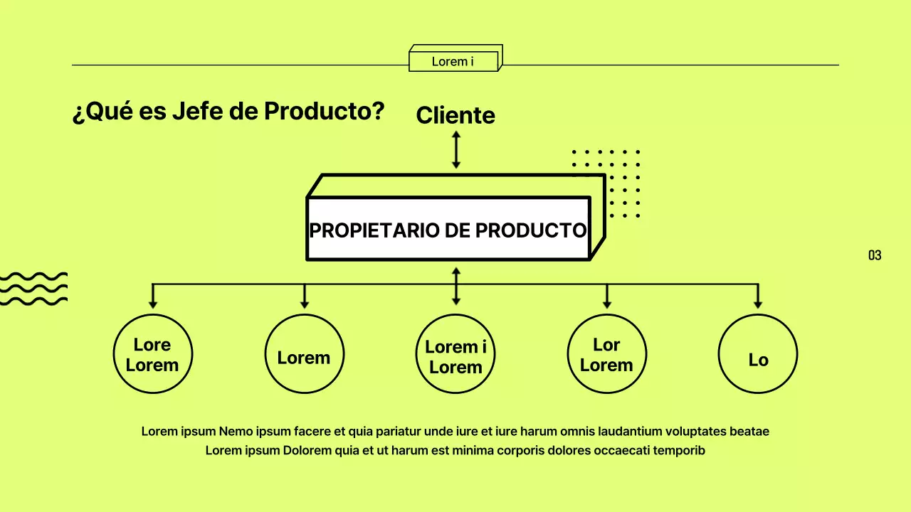 Informes de exploración profesional con bordes y colores