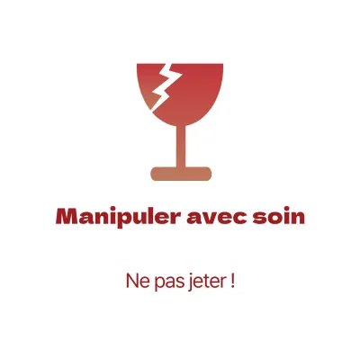 Manipulation avec précaution