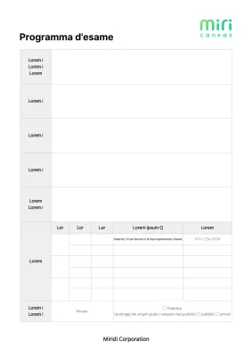 Documentazione del syllabus di screening semplice