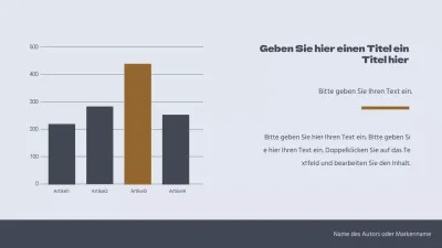 Dunkles Marineblau einfaches Konzept Balkendiagramm Design