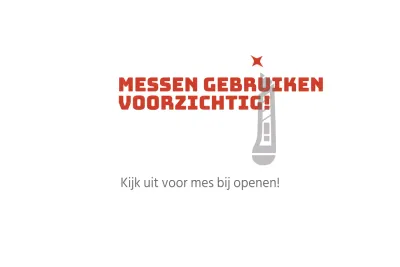 Wees voorzichtig met messen