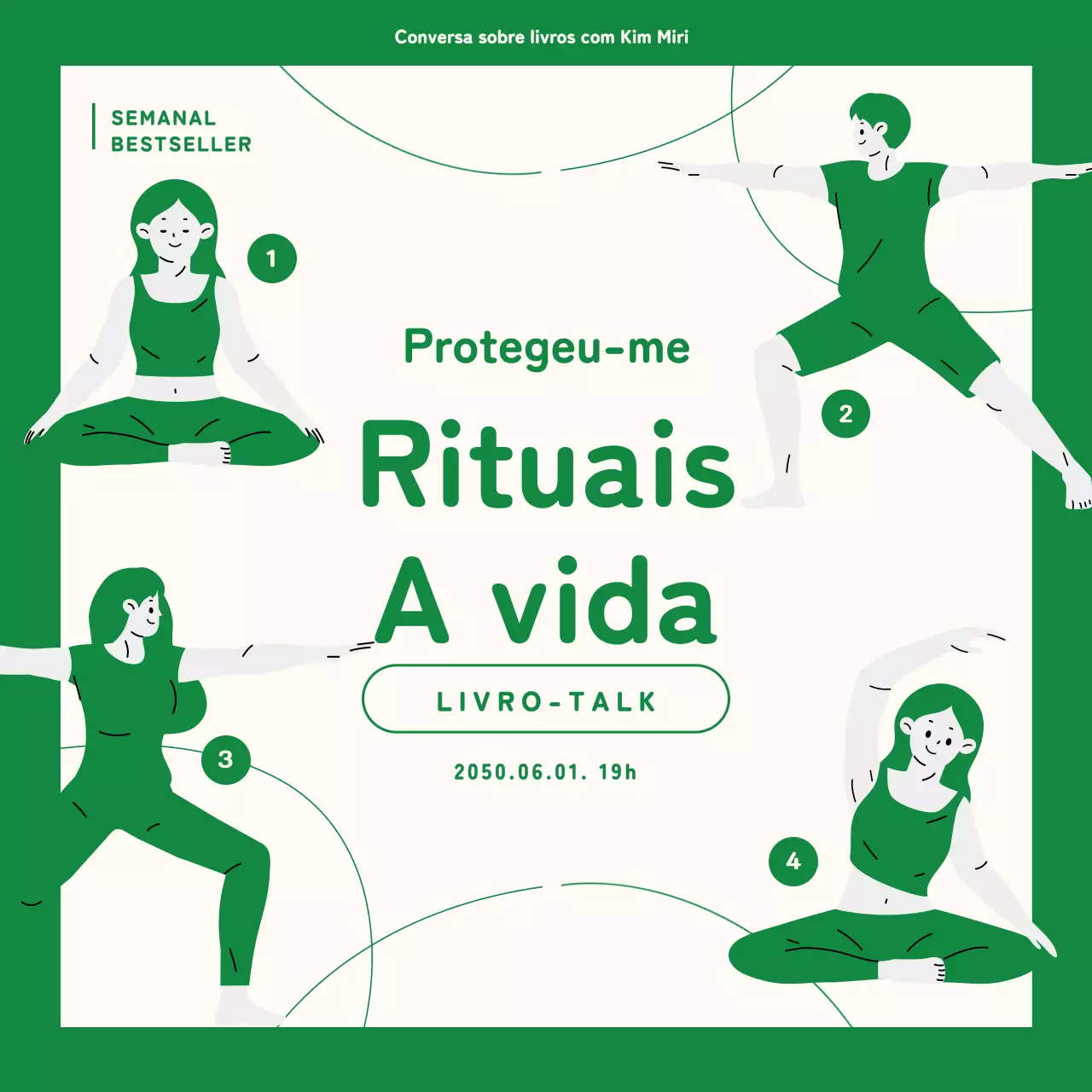 Apresentação dos Ritual Life Booktalks de Green