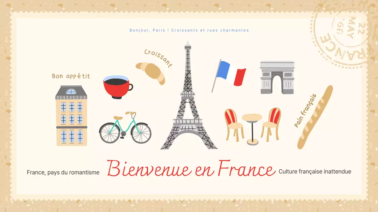 Une introduction minimaliste à la campagne en beige et rouge