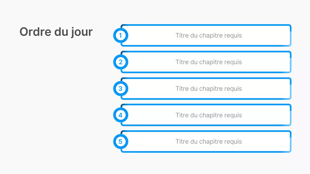 Rapport d'entreprise avec un style dégradé moderne en blanc et bleu