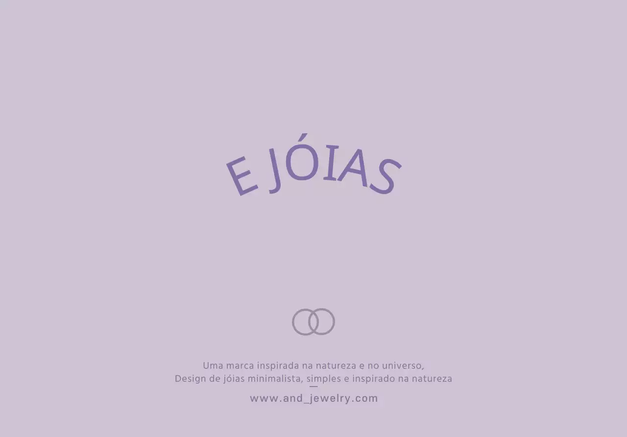 Para uma joalharia com um ícone de anel com um design simples e elegante em roxo