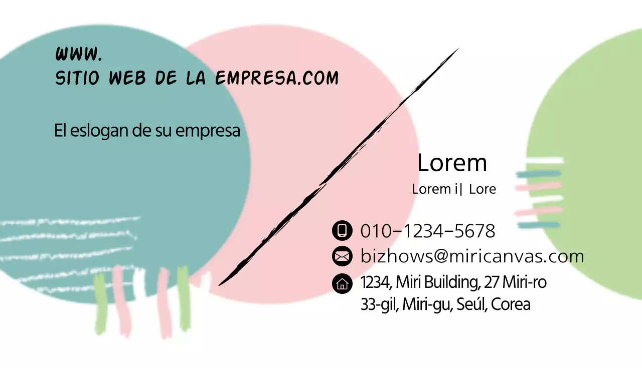 Tarjeta de visita Bizshow