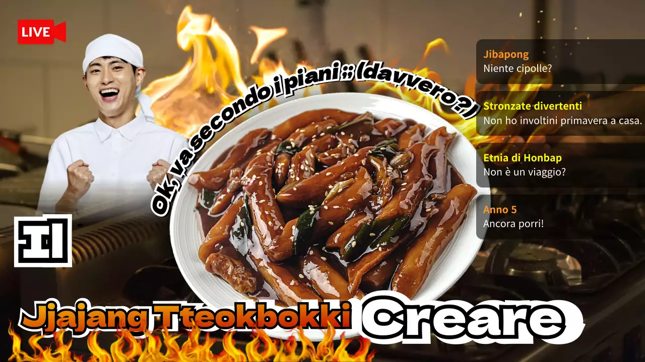 Un concetto caldo e vibrante con una combinazione di colori marrone-arancione