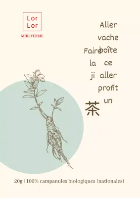 Échange d'illustrations rouges et beiges