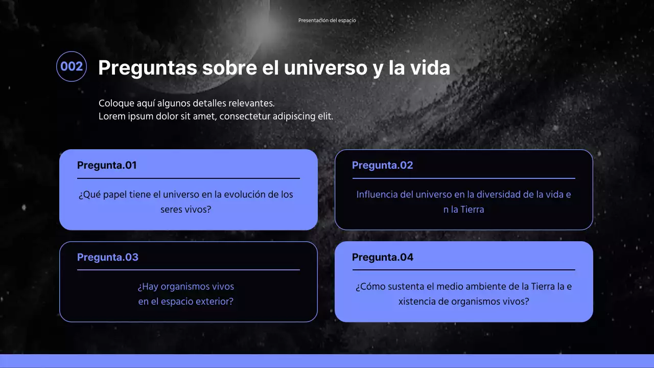 Presentamos un universo emocionalmente limpio en negro y morado