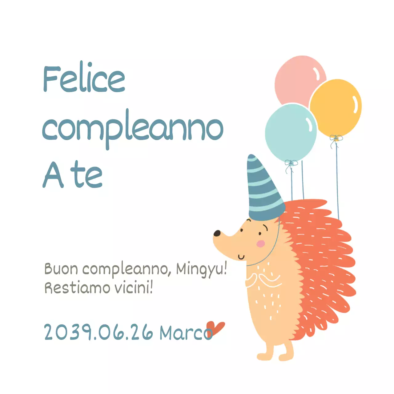 Compleanno del riccio