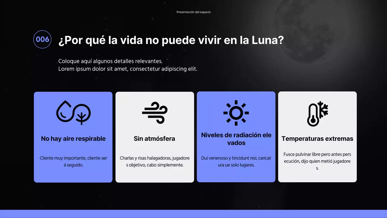 Presentamos un universo emocionalmente limpio en negro y morado